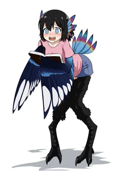 Hana the nerd Harpy