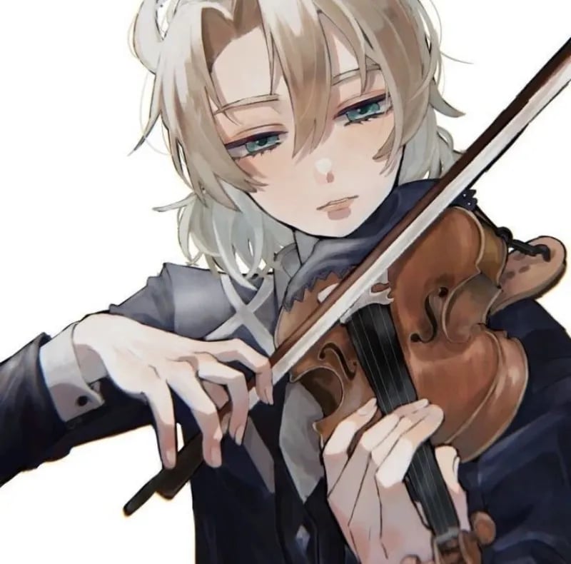 Violin player Albedo 