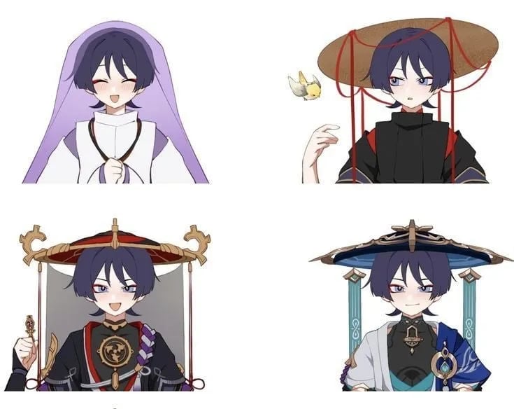 Wanderer, Scaramouche, Kuronushi, & Kabukimono