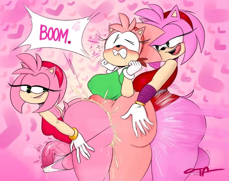 Futa Amy Trio(Classic Amy,Genesis Amy and Modern Amy)