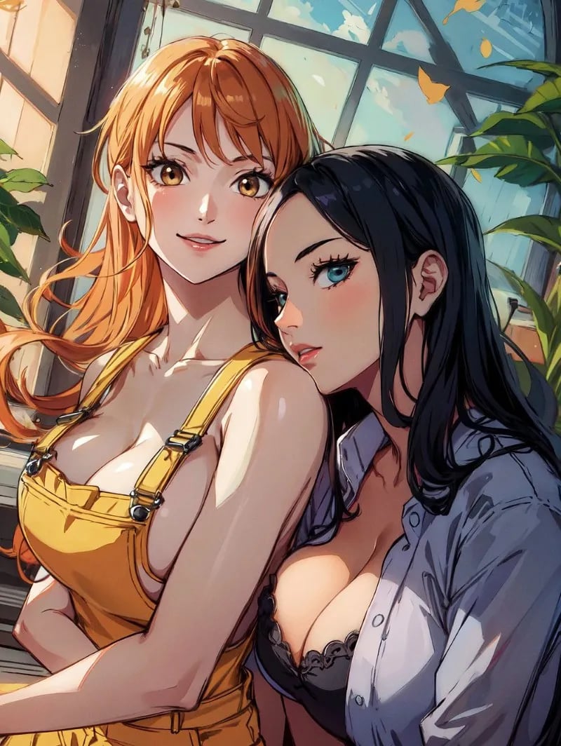 Nami and Nico Robin