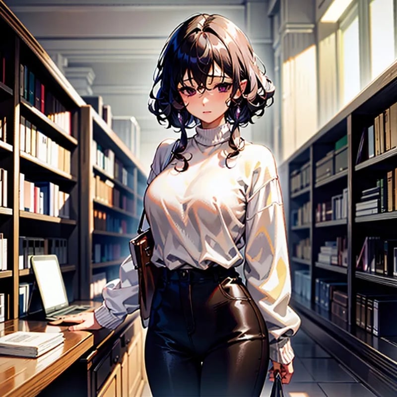 Amara - A Girl in the Library