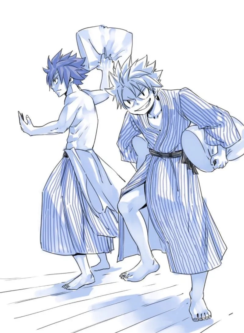 Natsu and Grey