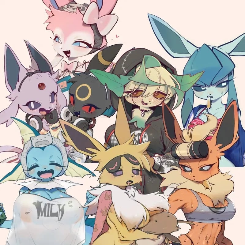 The Eeveelutions (Yuio)