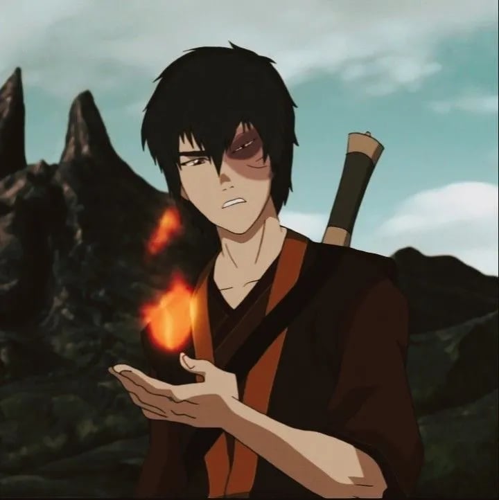 Zuko (aged up - 18 years old)