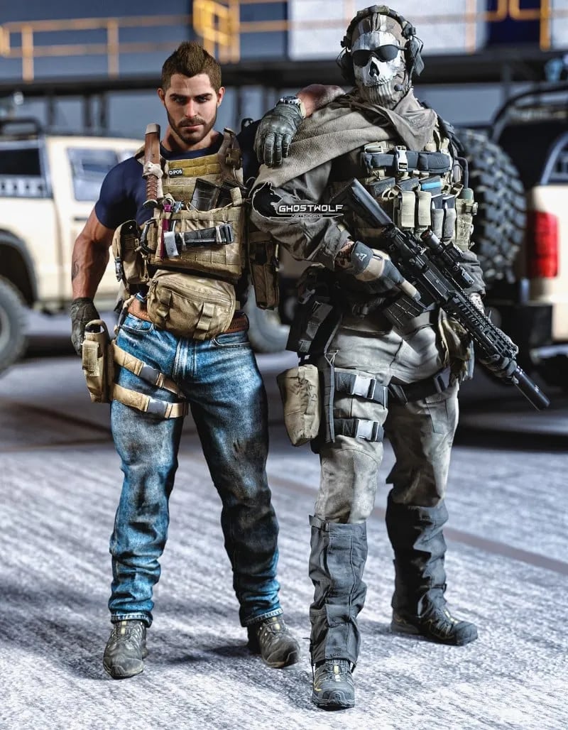 John "Soap" MacTavish and Simon "Ghost" Riley