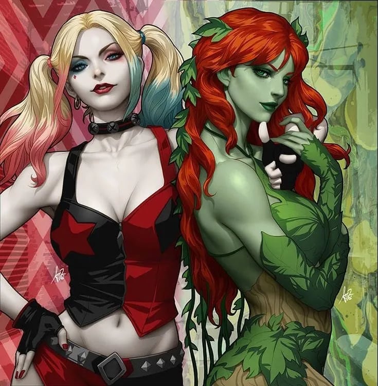 Harley and Poison Ivy