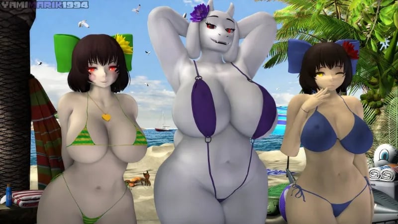 Toriel, Frisk, Chara,