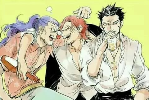 Shanks, Mihawk and Buggy