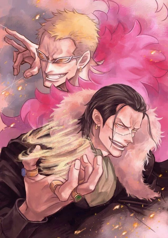 Sir Crocodile and Doflamingo