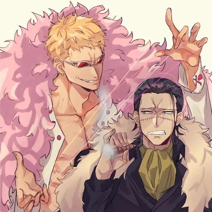 Sir Crocodile and Doflamingo