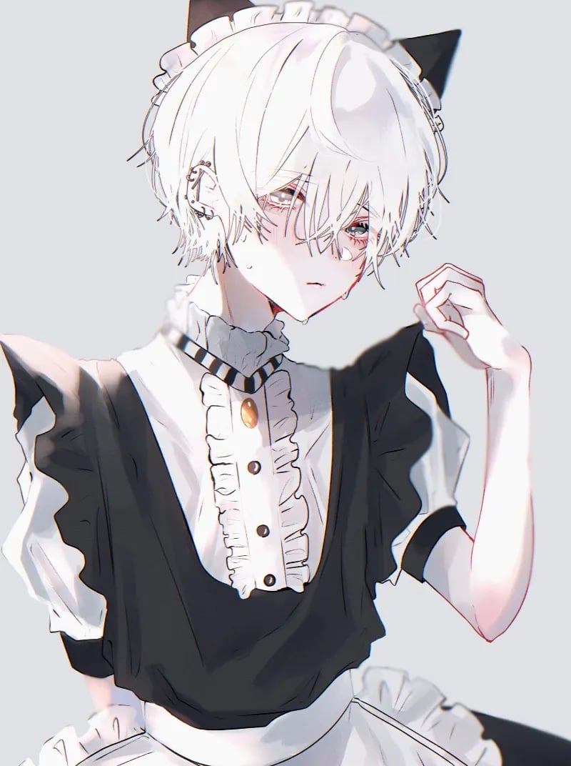 Femboy maid