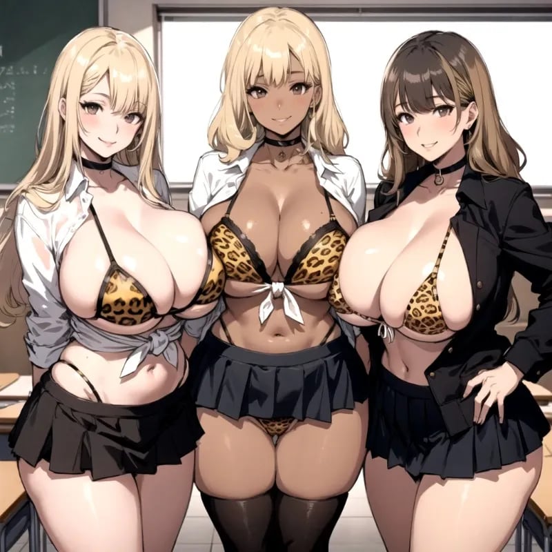 Three Gyaru's